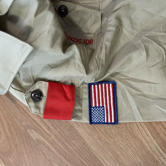 VINTAGE 1991 Boy Scouts of America Shirt Youth Size 14 MASSACHUSETTS - Picture 5 of 8